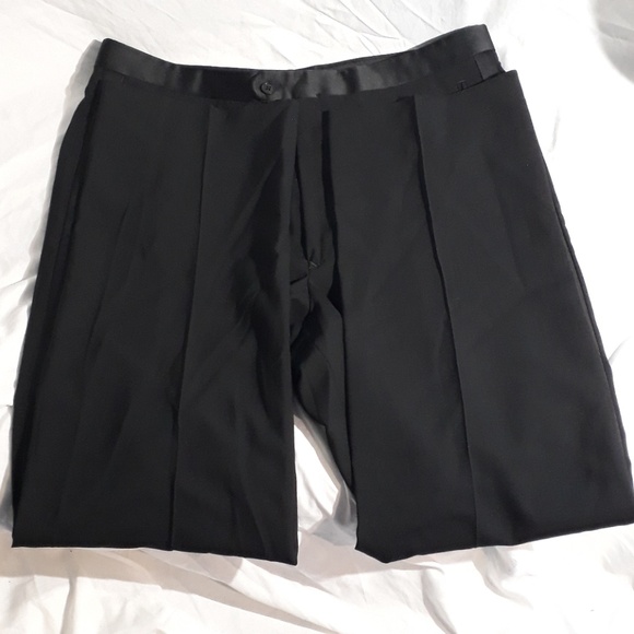 Womens Super 100s Worsted Wool Dress Pants Size 34 - Picture 7 of 8